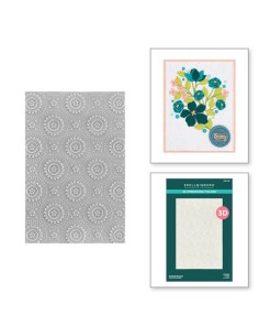 Mandala Blooms 3D Embossing Folder - Spellbinders 2