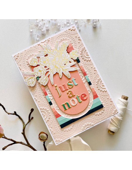 Mandala Blooms 3D Embossing Folder - Spellbinders