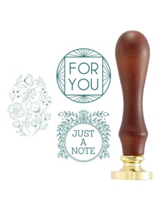 All-Occasion 1 Wax Seal Stamps - Sigillo 3/4” Solid Circle