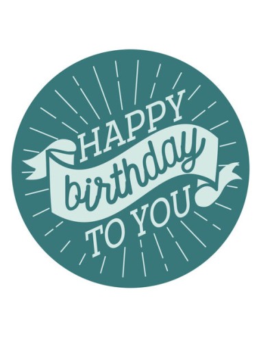 Wax Seal Stamp - Birthday Banner