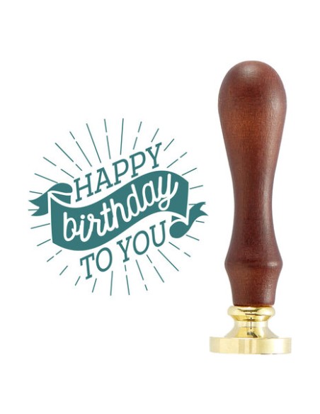 Wax Seal Stamp - Birthday Banner