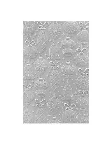 Vintage Ornaments 3D Embossing Folder -...
