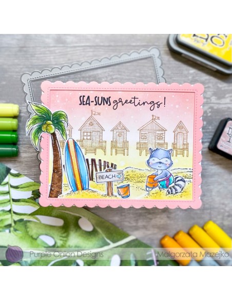 Beach Fence & Boardwalk - Timbro di Stacey Yacula Studio