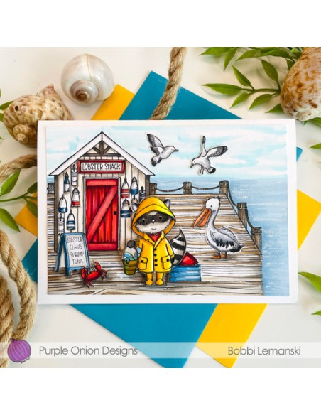 Wharf Background - Timbro di Stacey Yacula Studio