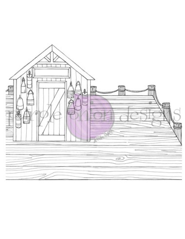 Wharf Background - Timbro di Stacey Yacula Studio