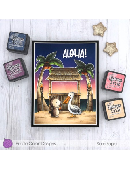 Beaks (Pelican) - Timbro di Stacey Yacula Studio