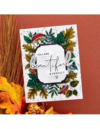 Autumn Thanks Frame Press Plate