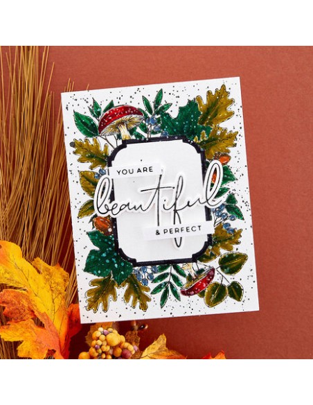 Autumn Thanks Frame Press Plate