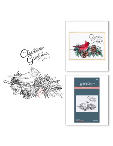 Christmas Greetings Press Plate