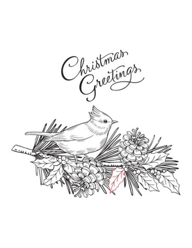 Christmas Greetings Press Plate