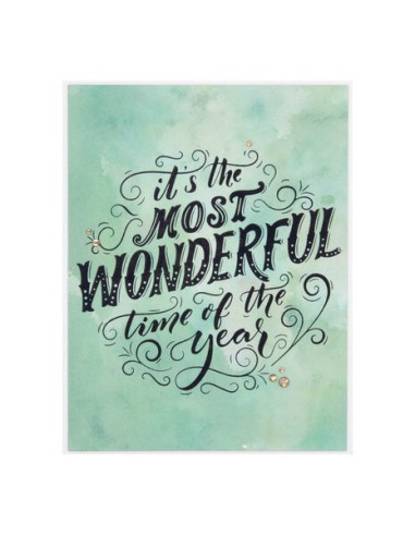 Most Wonderful Time Press Plate