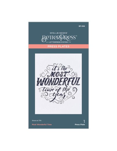 Most Wonderful Time Press Plate