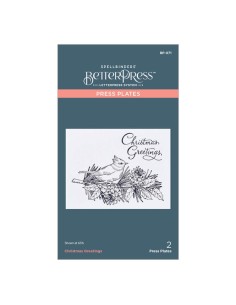 Christmas Greetings Press Plate