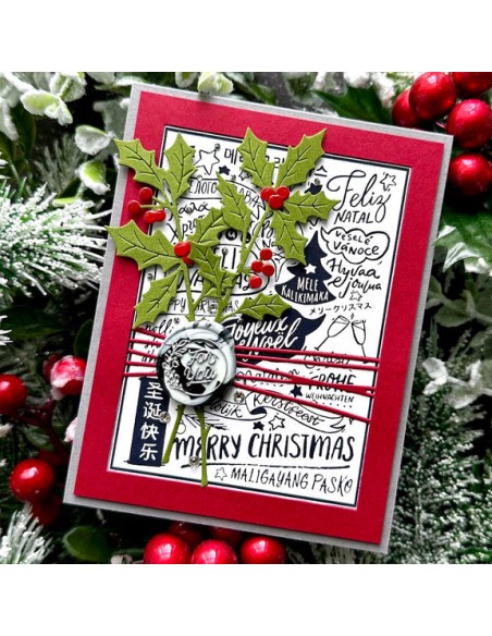 Merry Christmas World Press Plate