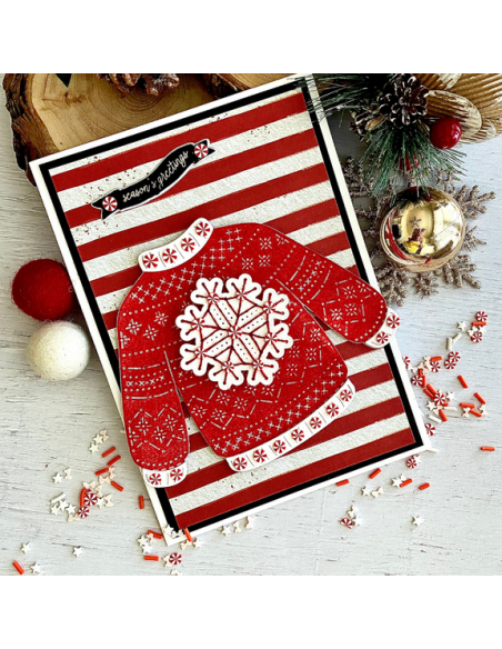 Stitched Christmas Sweater Etched Dies