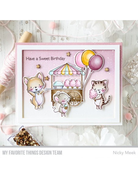Cotton Candy Critters Clear Stamps - Timbro di MFT stamps