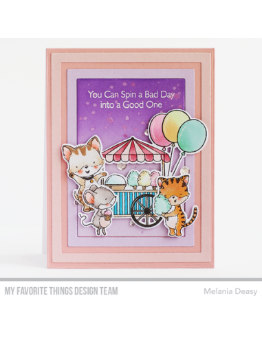 Cotton Candy Critters Clear Stamps - Timbro di...