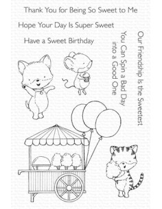 Cotton Candy Critters Clear Stamps - Timbro di MFT stamps