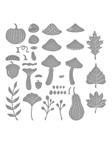 Autumn Wonder Etched Dies