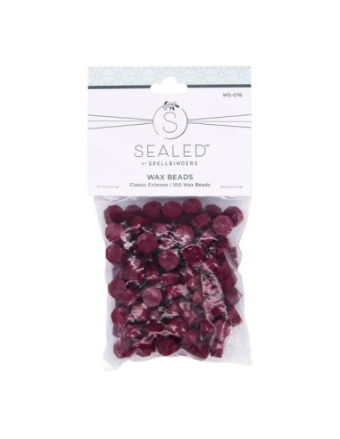 Classic Crimson wax Beads - Spellbinders