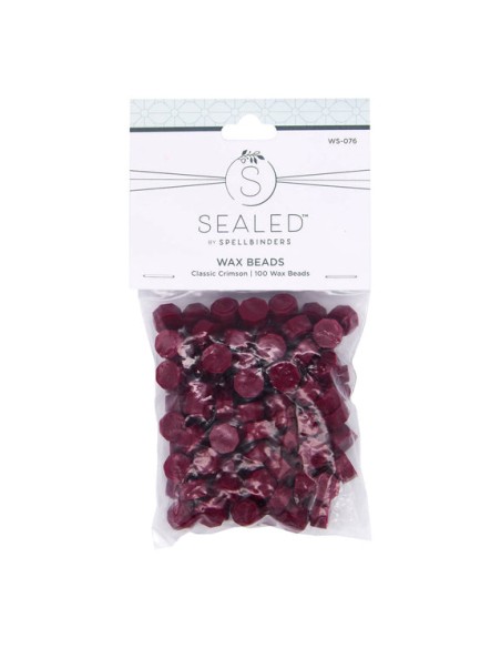 Classic Crimson wax Beads - Spellbinders