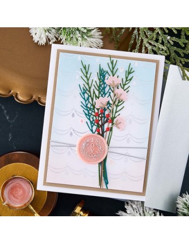 Sealed Botanical Sprigs Etched Dies