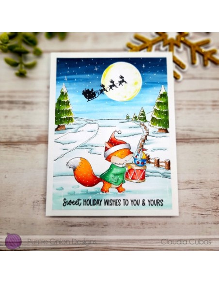 Nordic Road Background - Timbro di Stacey Yacula Studio