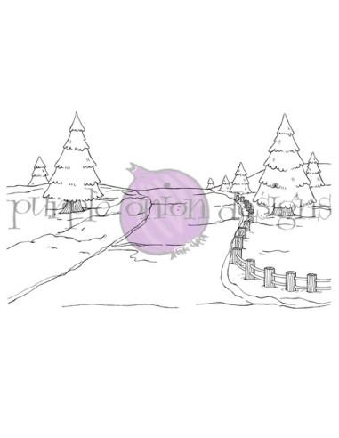 Nordic Road Background - Timbro di Stacey...