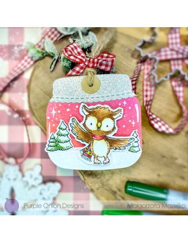 Willow (owl ice skating) - Timbro di Stacey...