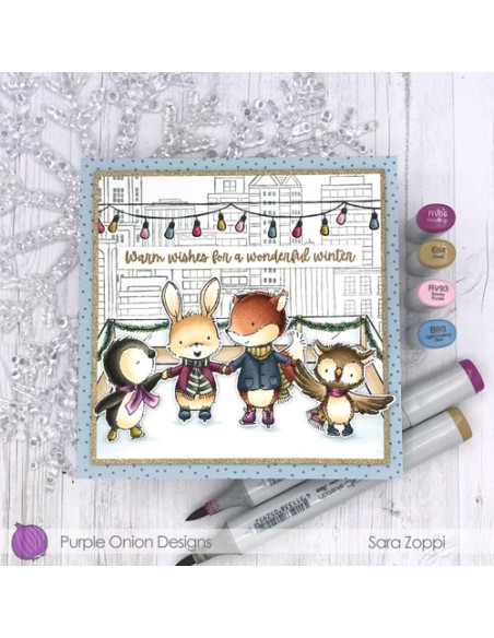 Ice Skating Rink - Timbro di Stacey Yacula Studio