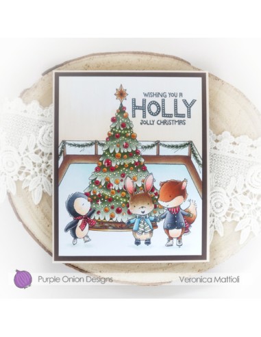 Ice Skating Rink - Timbro di Stacey Yacula Studio