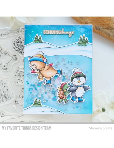 Warm Winter Hugs Clear Stamps - Timbro di MFT...