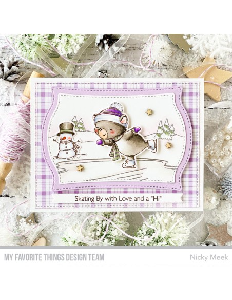 Warm Winter Hugs Clear Stamps - Timbro di MFT stamps