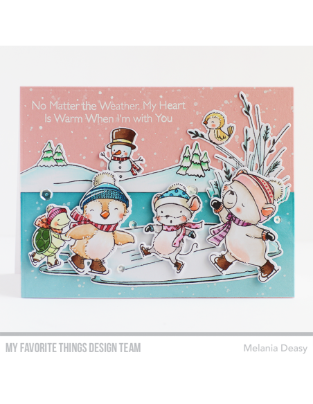 Warm Winter Hugs Clear Stamps - Timbro di MFT stamps