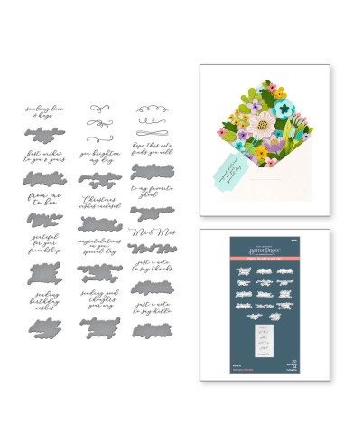 Sentiments of Wonder Press Plate & Die Set