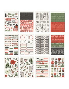 Sticker book Vintage Rustic Christmas - Simple Stories 2