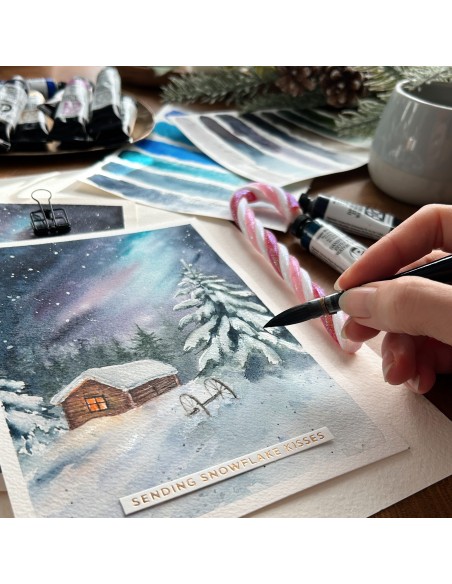 Winter Wonderland: dipingi la magia dell’inverno in acquerello