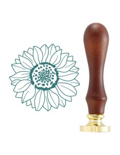 Wax Seal Stamp - Sunflower