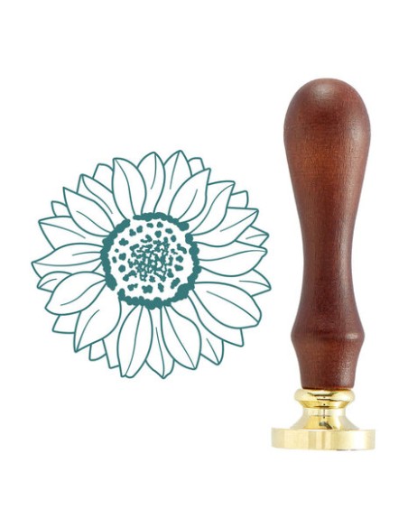 Wax Seal Stamp - Sunflower