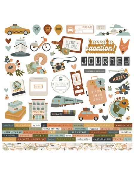 Here + There Collection Kit  Simple stories