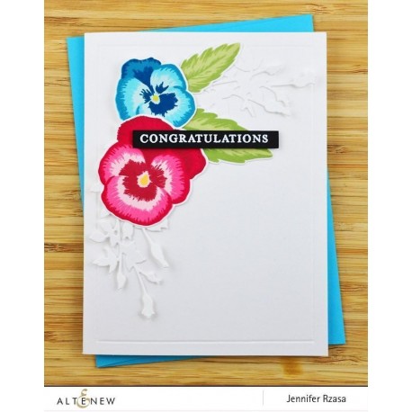 Pretty Pansies Stamp Set - Timbro di Altenew