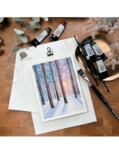 Mini corso online di acquerello  "Bosco...