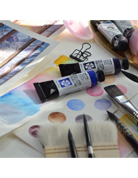 Mini corso online di acquerello  "Bosco invernale".