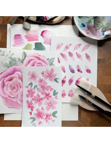 Corso online "Arte Floreale: corso di acquerello a mano libera"