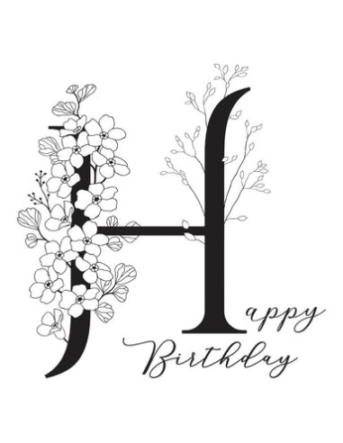 Every Occasion Floral Alphabet Collection -...