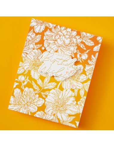 Let's Celebrate Sentiments Press Plate and Die...