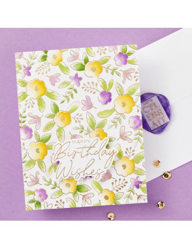 Let's Celebrate Sentiments Press Plate and Die...