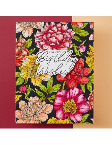 Let's Celebrate  Peony Background Set