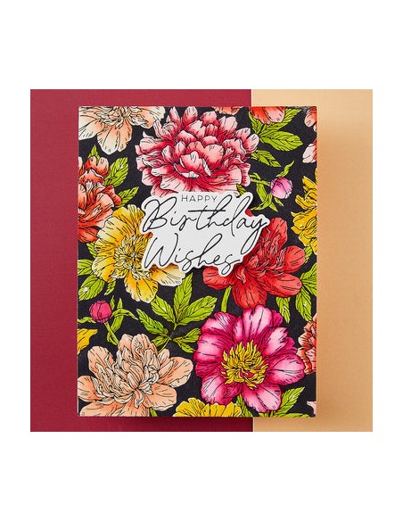 Let's Celebrate  Peony Background Set