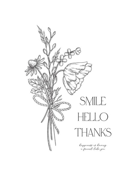 A Friend Like You Bouquet Press Plate